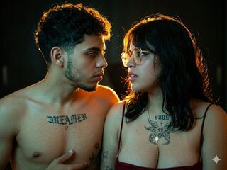 kinky cam couple live sex ElanieAndGustav